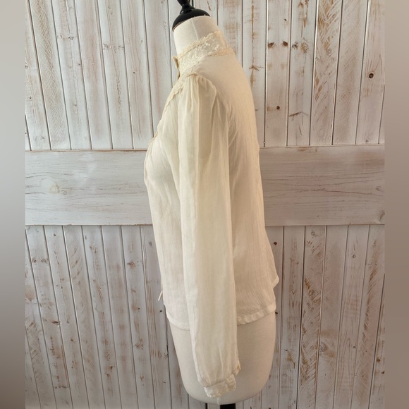 Vintage Jessica‘s Gunnies lace blouse straight from 1980. Size small - Picture 3 of 5
